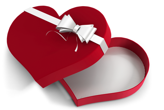 Red Heart-shaped Transparent Box with White Ribbon for Gift or Candy - Download Free Stock Videos Pikwizard.com