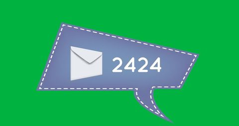 Digital Communication Concept with Message Icon and Count - Download Free Stock Images Pikwizard.com