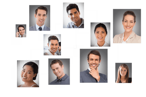 Transparent Networking Connections Between Diverse Individuals - Download Free Stock Videos Pikwizard.com