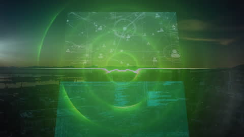 Cryptic Data Networks Over Digital Cityscape