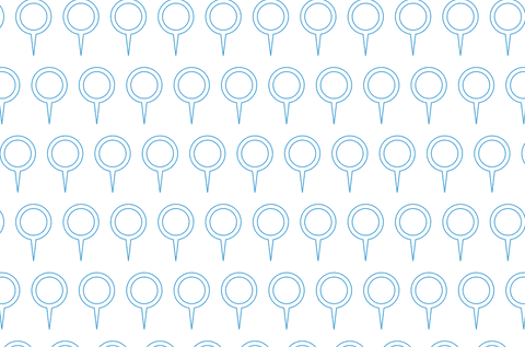 Seamless Blue Map Pins Repeated Pattern Transparent Background - Download Free Stock Videos Pikwizard.com