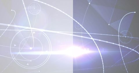 abstract futuristic light trails with digital elements - Download Free Stock Images Pikwizard.com