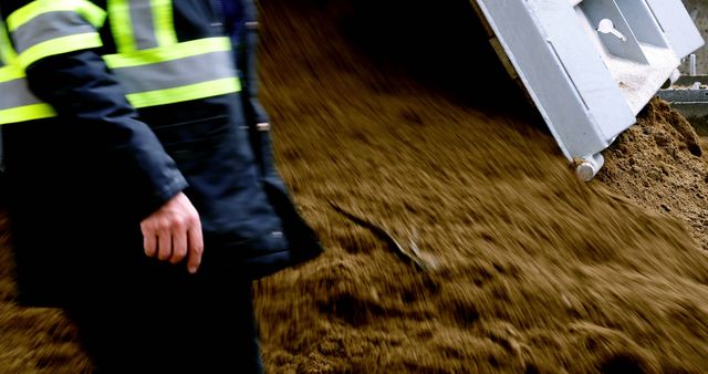 Excavator Loading Soil at Construction Site - Download Free Stock Images Pikwizard.com