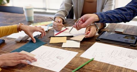 Interior Designers Collaborating on Bold New Concepts