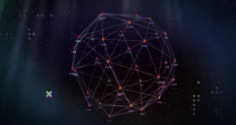 Digital Globe with Data Connections Global Technology Concept