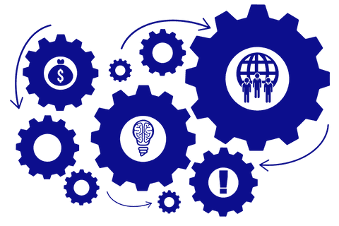 blue cogs overlap on transparent background for engineering concepts - Download Free Stock Videos Pikwizard.com