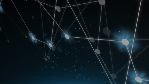 Abstract Network Animation with Digital Connections