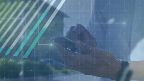 Digital Data Processing on Smartphone with Visual Analytics