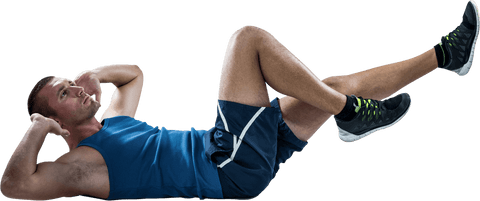 Caucasian Man Exercising on Transparent Background Adult - Download Free Stock Videos Pikwizard.com