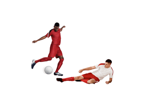 dynamic football encounter on transparent background - Download Free Stock Videos Pikwizard.com
