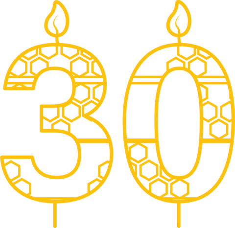 transparent celebratory 30th birthday candle outline vector - Download Free Stock Videos Pikwizard.com