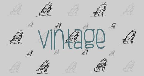 Vintage Fashion Text Art with Iconic Shoe Pattern - Download Free Stock Images Pikwizard.com