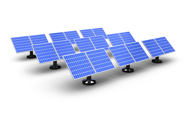 Digital Illustration of Blue Solar Panels on Transparent Background - Download Free Stock Videos Pikwizard.com