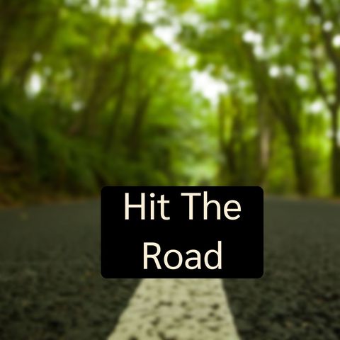 hit the road motivational travel concept - Download Free Stock Templates Pikwizard.com