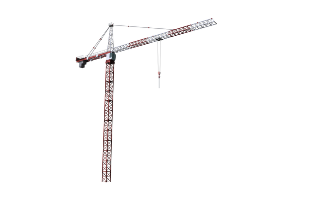 Isolated Transparent 3D Red Crane Construction Machinery Graphic - Download Free Stock Videos Pikwizard.com