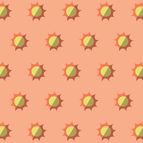 colorful suns pattern on transparent background - Download Free Stock Videos Pikwizard.com