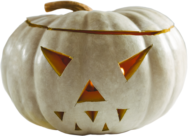 Spooky Jack-o'-Lantern Halloween Pumpkin with Transparent Background - Download Free Stock Videos Pikwizard.com