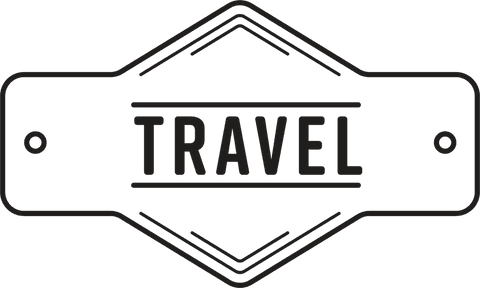 Minimalist Travel Badge Icon with Transparent Background - Download Free Stock Videos Pikwizard.com