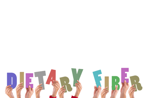 Diverse Hands Holding Dietary Fiber Letters on Transparent Background - Download Free Stock Videos Pikwizard.com