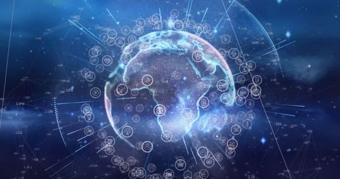 Global Connectivity and Network Technology Concept - Download Free Stock Images Pikwizard.com