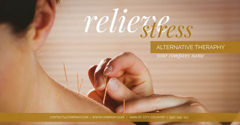 Acupuncture Therapy for Stress Relief Promoting Holistic Wellness - Download Free Stock Templates Pikwizard.com