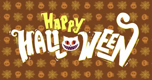 Vintage Happy Halloween Sign with Spooky Background - Download Free Stock Images Pikwizard.com