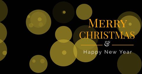 Festive Merry Christmas and Happy New Year Card Design - Download Free Stock Images Pikwizard.com