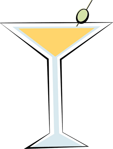 minimalist martini glass with olive garnish on transparent background - Download Free Stock Videos Pikwizard.com