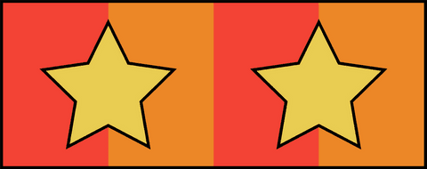 Stylized Yellow Stars on Red-Orange Transparent Canvas Background - Download Free Stock Videos Pikwizard.com