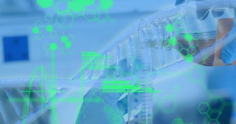 Scientific Data Processing Over DNA Strand - Download Free Stock Images Pikwizard.com