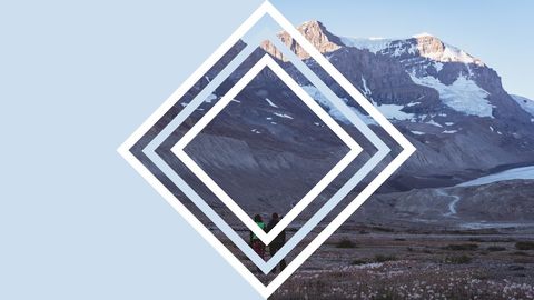 majestic mountain range with geometric design enhancing exploration - Download Free Stock Templates Pikwizard.com