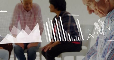 Financial Graphs over Discussion among Senior Individuals