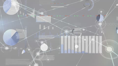 Digital Network and Data Analytics Visualization