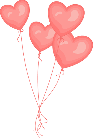 Romantic Heart Balloons Floating, Transparent Background Design - Download Free Stock Videos Pikwizard.com