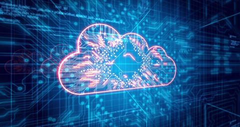 Digital Cloud Computing Technology Concept Background - Download Free Stock Images Pikwizard.com