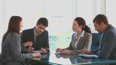 Professional Business Team in Strategic Meeting