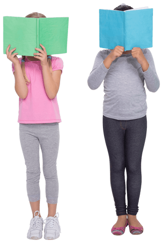 children standing with notebooks on transparent background - Download Free Stock Videos Pikwizard.com