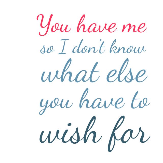 Romantic Message with Cursive Text - Download Free Stock Templates Pikwizard.com