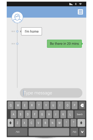 chat conversation on transparent messaging app screen - Download Free Stock Videos Pikwizard.com