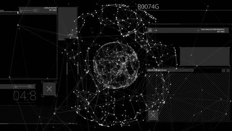 Global Networking Concept with Abstract Digital Connections