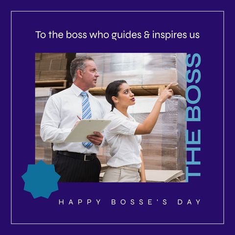 boss day appreciation in warehouse environment - Download Free Stock Templates Pikwizard.com