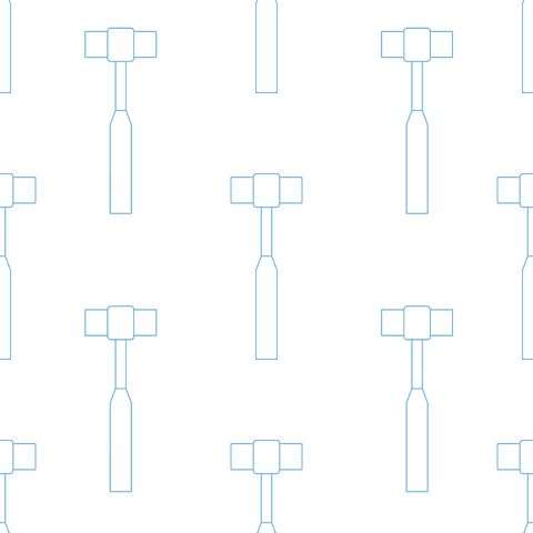 Digital Blue Pattern of Hammer Symbols on Transparent Background - Download Free Stock Videos Pikwizard.com