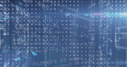 Abstract Digital Matrix and Data Flow Technology - Download Free Stock Images Pikwizard.com