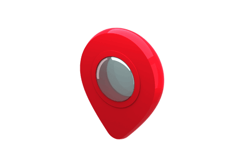 transparent red map pin icon for geolocation and navigation - Download Free Stock Videos Pikwizard.com