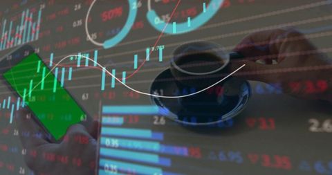 Analyzing Financial Stocks with Smartphone and Coffee