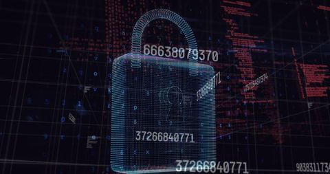 digital security construction with code overlay - Download Free Stock Images Pikwizard.com