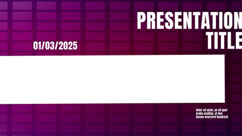 sleek corporate presentation slide with purple background - Download Free Stock Templates Pikwizard.com