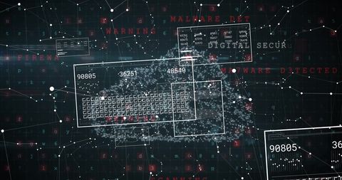 Digital Security and Data Processing Graphic Illustration - Download Free Stock Images Pikwizard.com