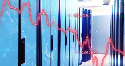 Data Servers with Downward Financial Graph Overlay