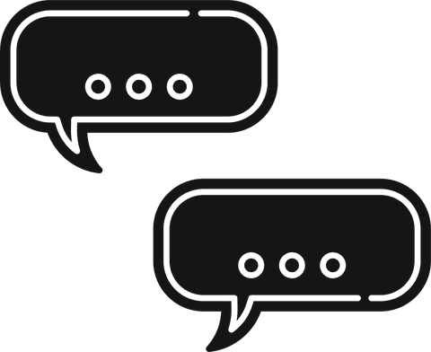 Black Speech Bubbles on Transparent Background for Communication - Download Free Stock Videos Pikwizard.com